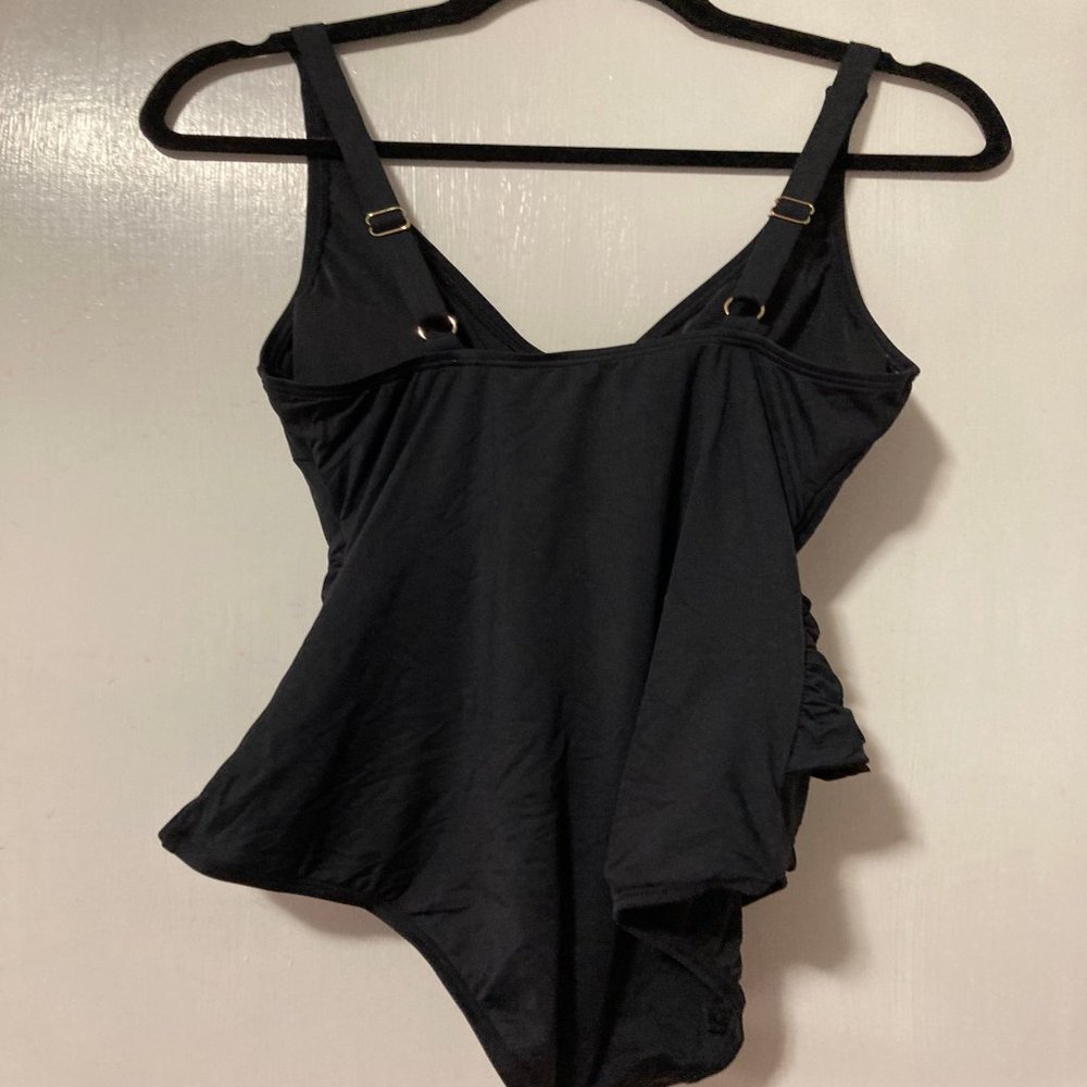 NWT LOFT Plus LOFT Beach Tie Waist One Piece - Picture 4 of 8